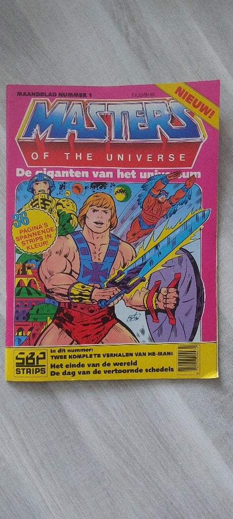 He-Man Masters of the Universe stripalbums 1 t/m 6, Boeken, Complete serie of reeks, Ophalen of Verzenden, Gelezen