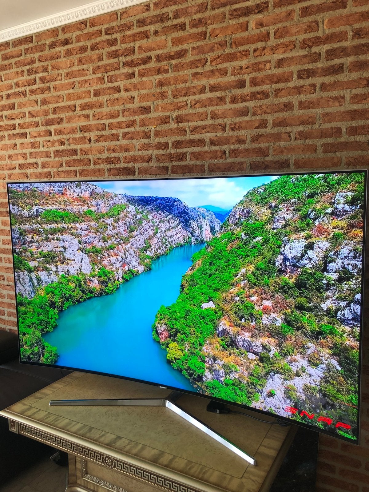 Samsung 78 inch suhd 4k qd ue78ks9000 curved smart tv, Ophalen of Verzenden, Zo goed als nieuw, 100 cm of meer, Samsung