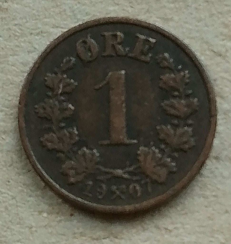 Noorwegen, 1 øre 1907, Ophalen of Verzenden, Overige landen, Losse munt