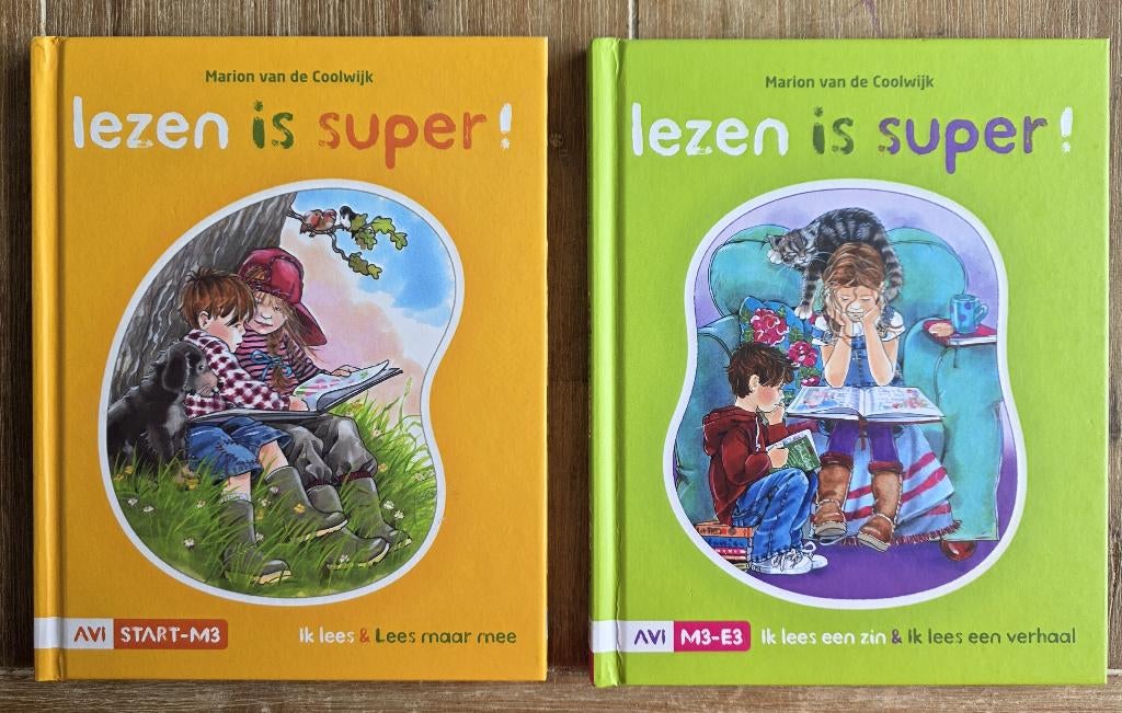 Lezen is super - AVI Start / AVI M3 / AVI E3 - Groep 3, Boeken, Kinderboeken | Jeugd | onder 10 jaar, Zo goed als nieuw, Fictie algemeen