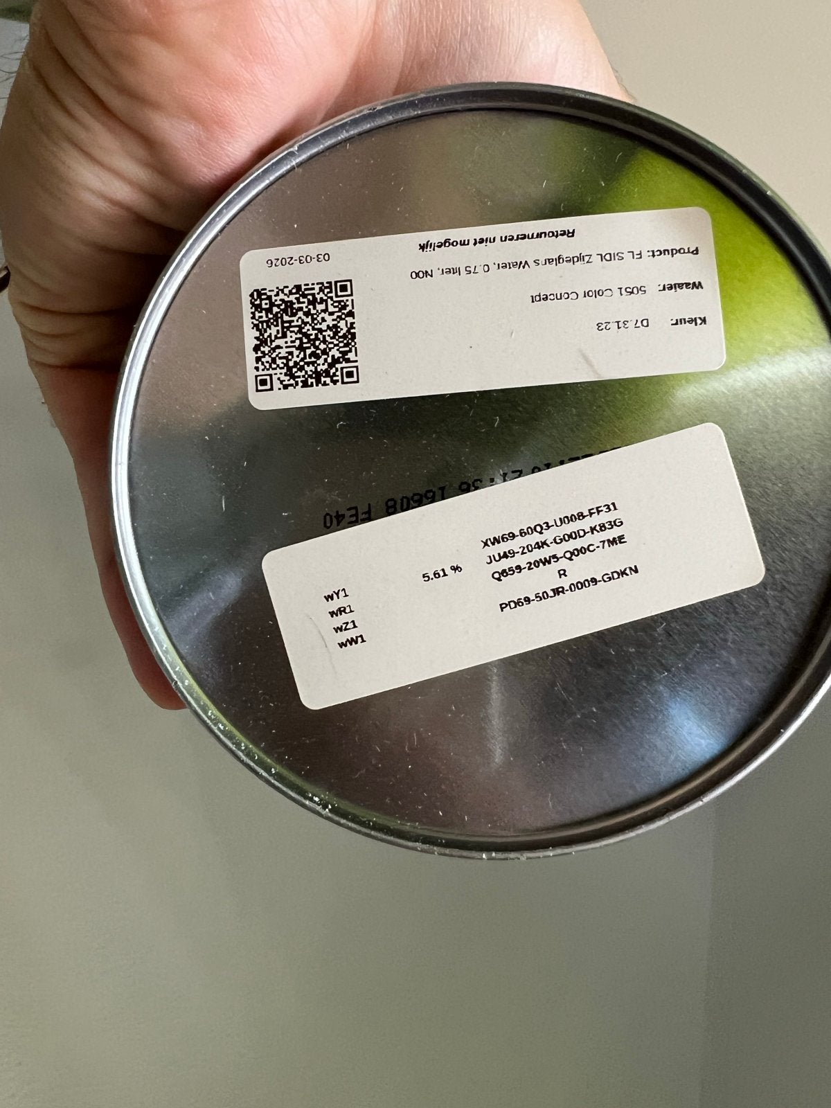 Flexa Strak in de Lak Binnen Zijdeglans bruin D7.31.23, Ophalen, Wit, Nieuw, Lak