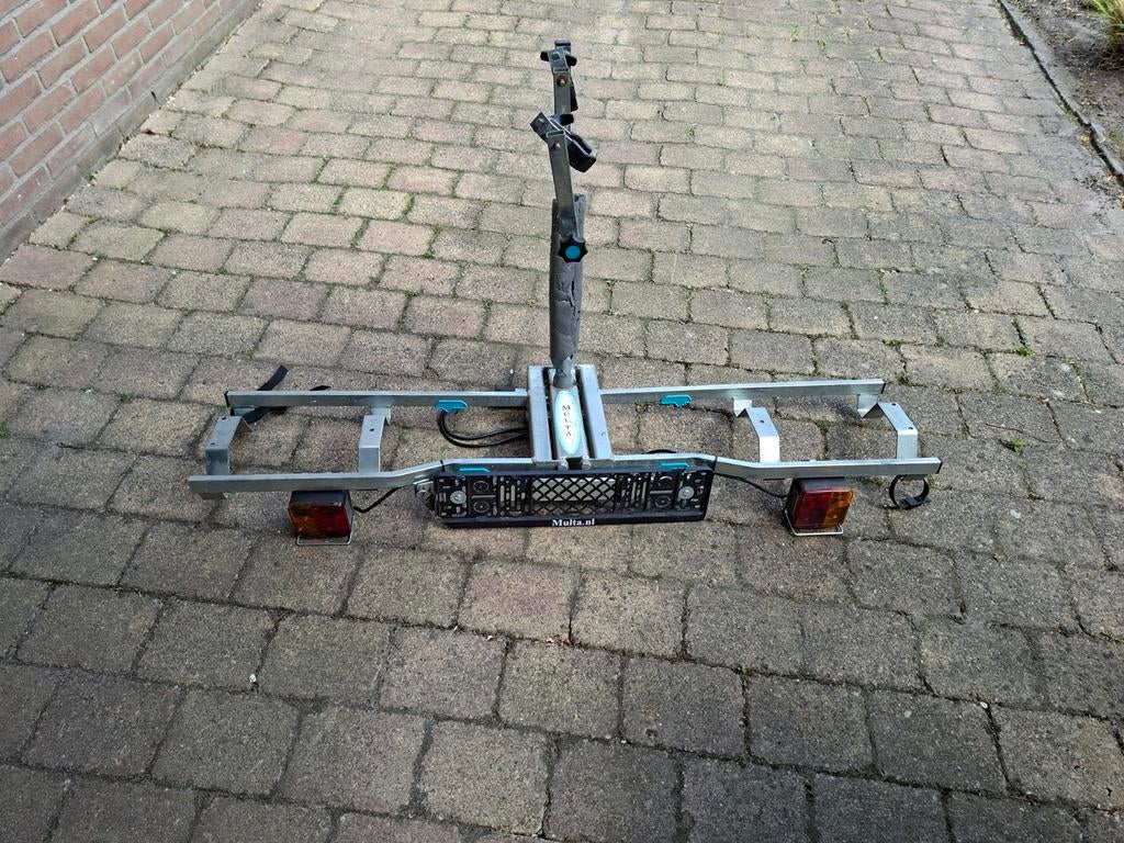Inklapbare fietsendrager van Multa, Auto diversen, Ophalen, 2 fietsen, Gebruikt, Trekhaakdrager