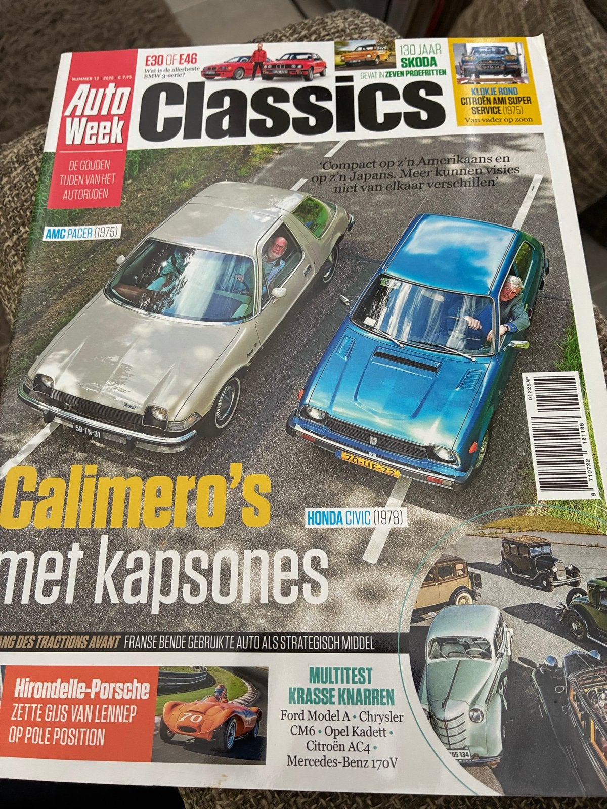 AutoWeek Classics Magazine - AMC Pacer & Honda Civic, Ophalen of Verzenden, Gelezen, Algemeen