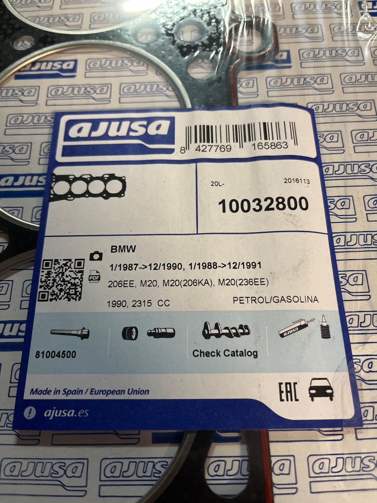 Ajusa Cilinderkoppakking BMW M20 (2315 CC) Benzine, Ophalen of Verzenden, Nieuw