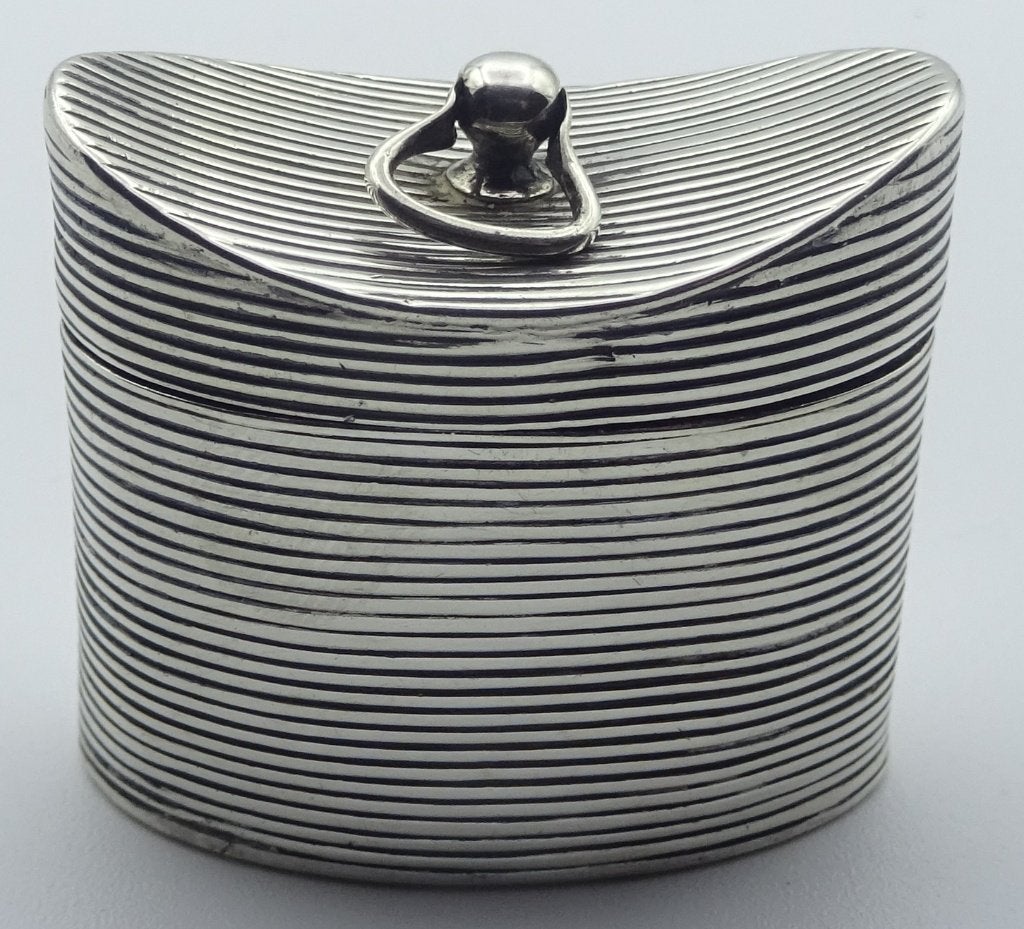 Lodereindoosje, Hollands antiek zilver. Nieuwe Pekela., Antiek en Kunst, Verzenden, Zilver