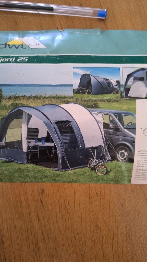 fjord 25 DWT Zelte bus tent, Ophalen, Zo goed als nieuw