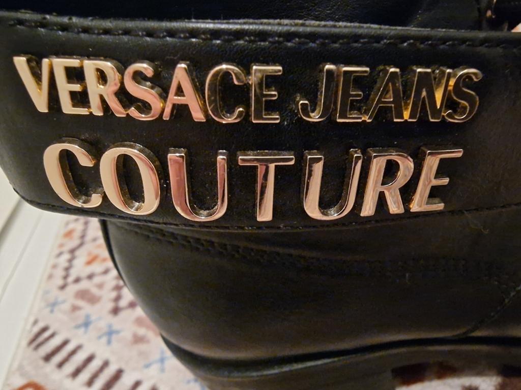 Versace Jeans Couture Zwarte Veterlaarzen, Kleding | Dames, Schoenen, Zwart, Lage of Enkellaarzen, Ophalen of Verzenden, Versace Jeans Couture