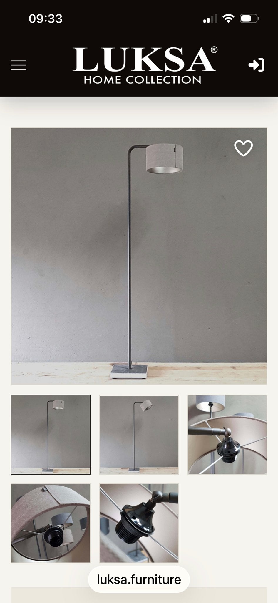Luksa Vloerlamp  wie kan me helpen deze te vinden, Ophalen of Verzenden, Zo goed als nieuw, Metaal, 150 tot 200 cm