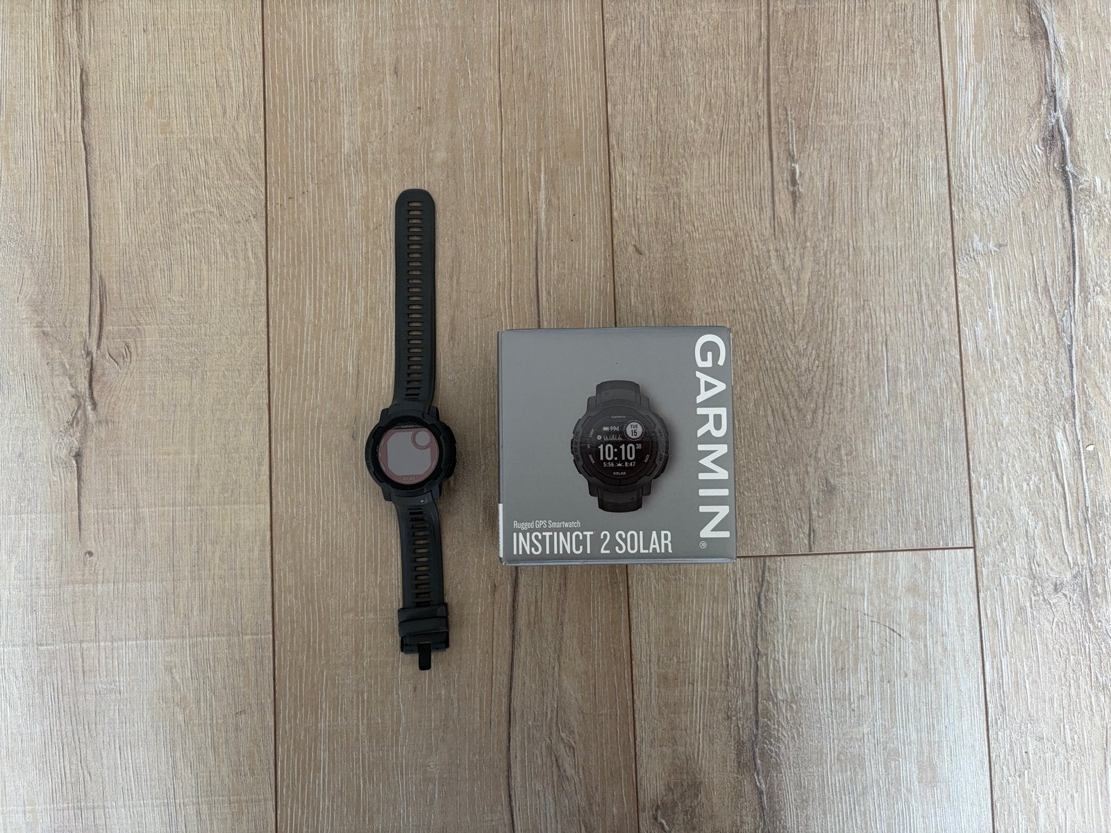Garmin Instinct 2 Solar Smartwatch - Zo goed als nieuw, Zwart, Ophalen of Verzenden, Zo goed als nieuw, Waterdicht