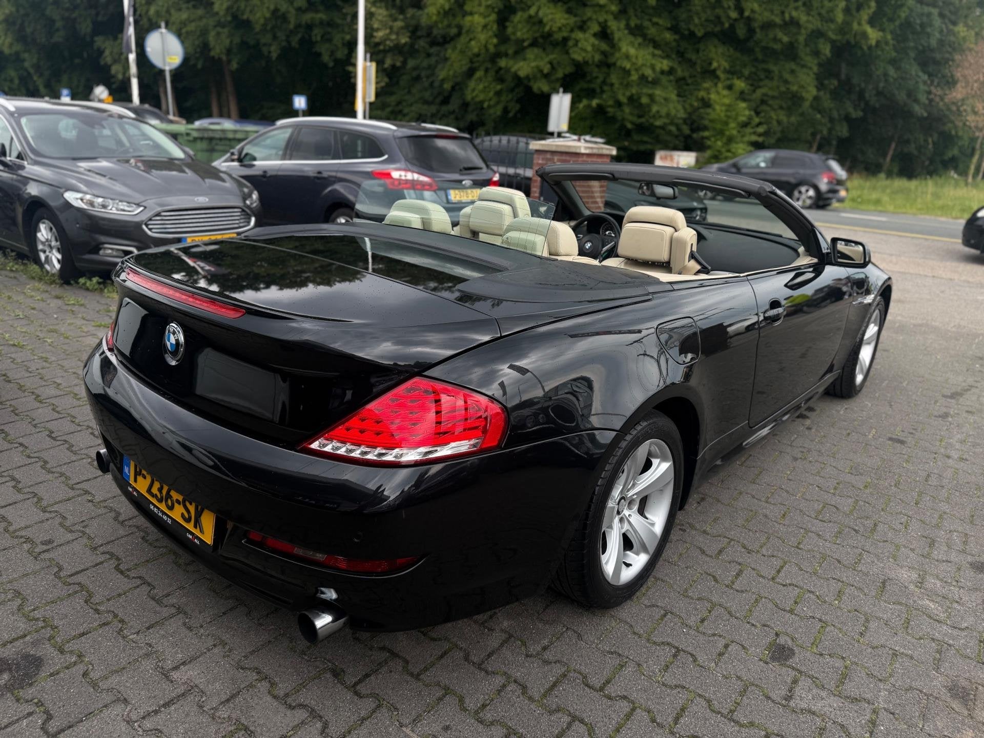 BMW 6-serie Cabrio 630i LEDER/ORIGINEE/XENON/FACELIFTYOUNGTI, Auto's, Automaat, Dealer onderhouden, Achterwielaandrijving, Gebruikt
