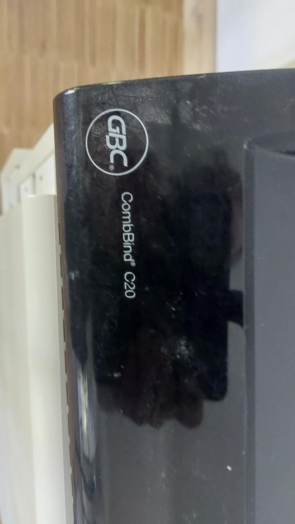 GBC CombBind C20 Inbindmachine, Ophalen of Verzenden, Gebruikt, Overige typen
