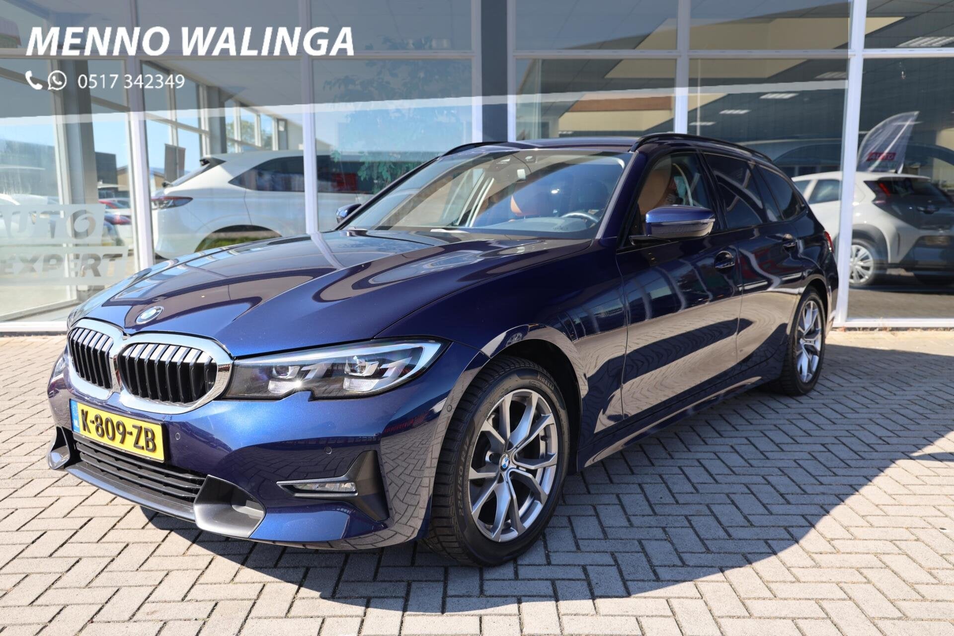 BMW 3-serie Touring 318i Business Edition Plus|Leder|Automaa, Automaat, 1998 cc, Gebruikt, Blauw