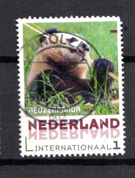 gestempelde zegel. Persoonlijke: Reuzenpanda internationaal, Ophalen of Verzenden, Na 1940, Gestempeld