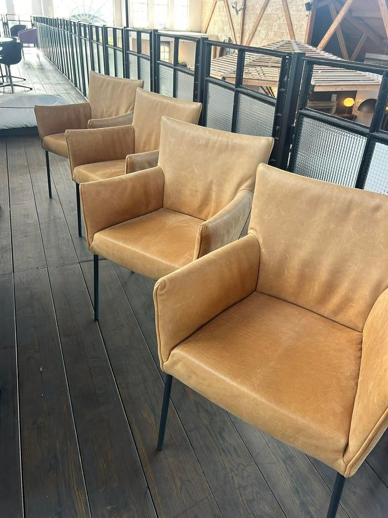 Label vd Berg Mali actief nieuw eetkamerstoel set van 4 st, Huis en Inrichting, Stoelen, Ophalen, Nieuw, Label Montis Artifort GerardvdBerg