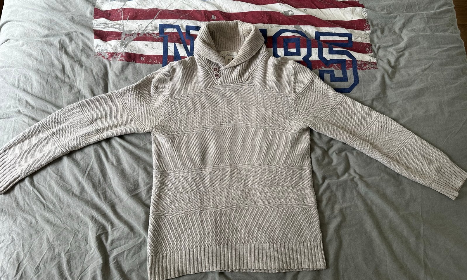 H&M L.O.G.G. Trui - Maat M, Ophalen of Verzenden, Gedragen, Maat 48/50 (M), Beige