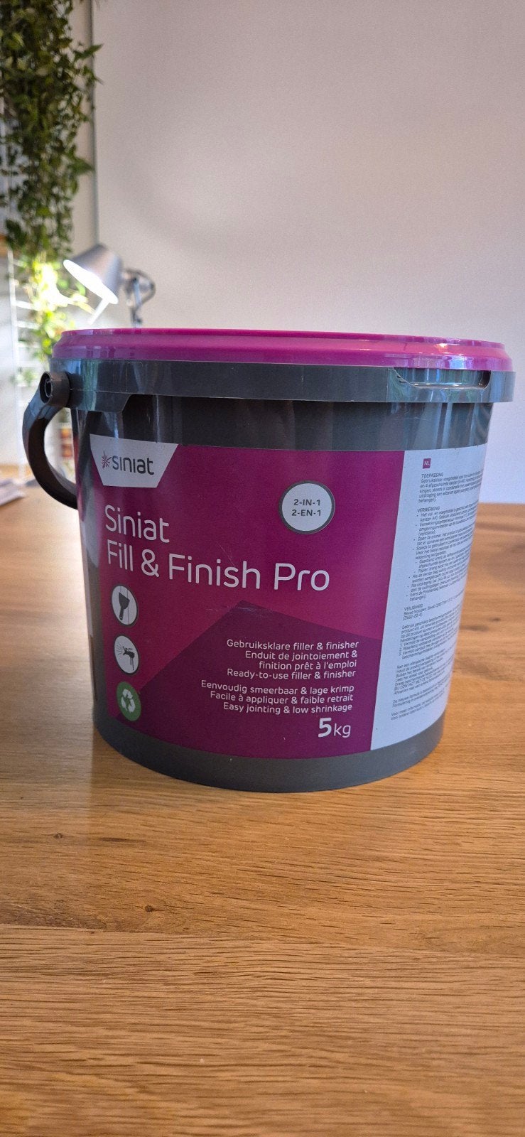 Siniat Fill & Finish Pro 5kg - Gebruiksklare Vuller, Ophalen