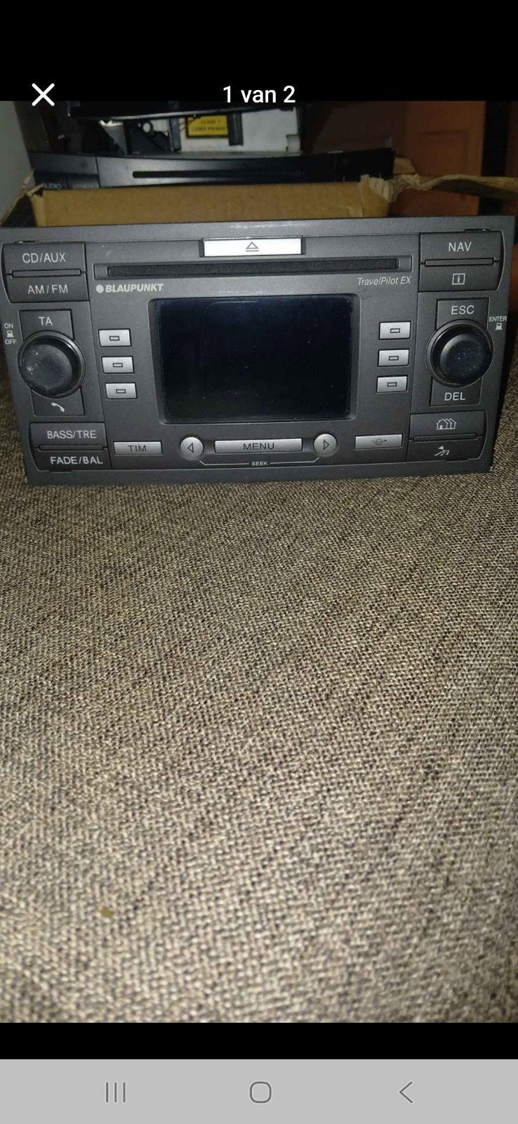 Blaupunkt TravelPilot EX Autoradio Navigatie, Ophalen, Gebruikt