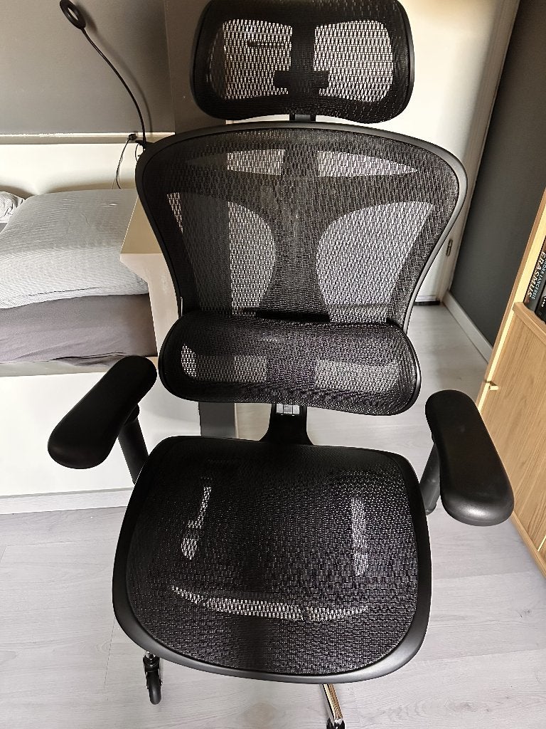 Sihoo C300 - Ergonomische Bureaustoel, Zwart, Ophalen of Verzenden, Zo goed als nieuw, Bureaustoel