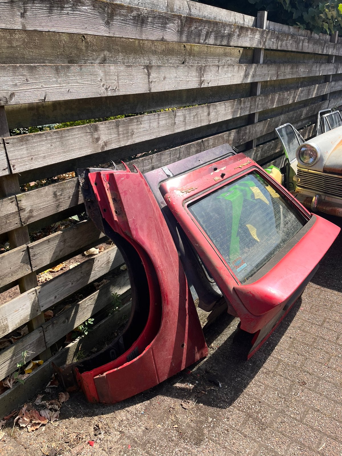 Plaatwerk en Assen Kadett E Astra F, Ophalen, Voor, Oldtimer onderdelen, Spatbord