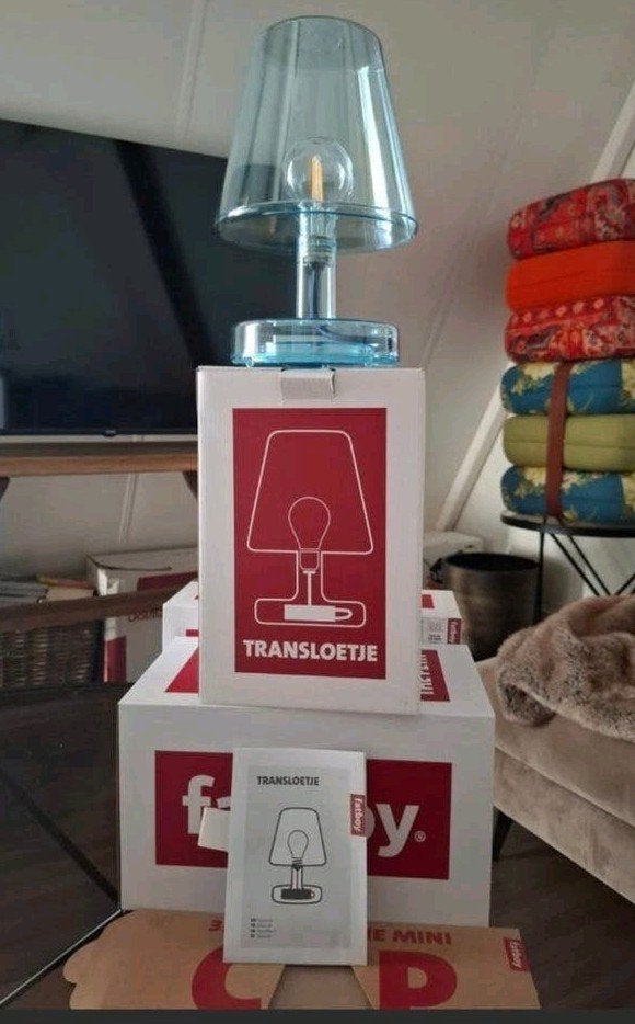 Fatboy Transloetje/ edison the petit Blauw, Ophalen of Verzenden, Zo goed als nieuw