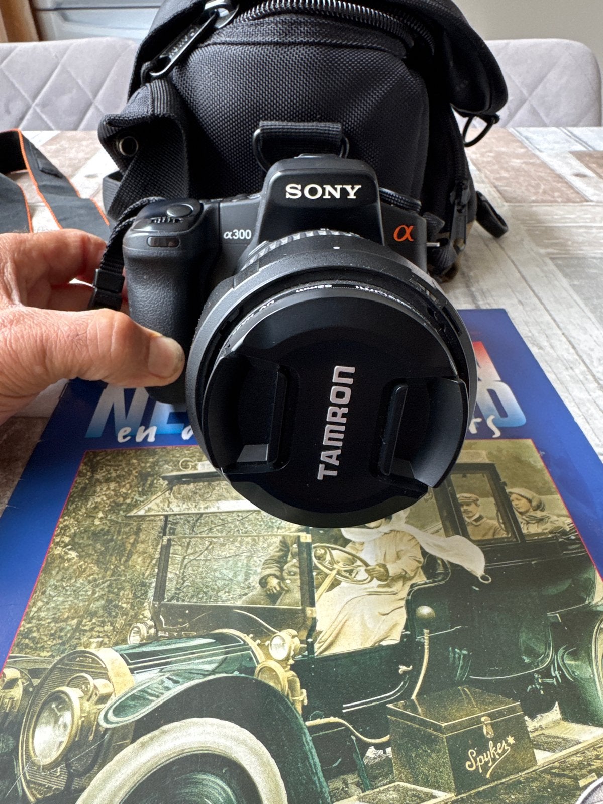 Sony Alpha a300 Spiegelreflexcamera met Tamron lens, Audio, Tv en Foto, Fotocamera's Digitaal, Gebruikt, Spiegelreflex, 4 t/m 7 keer