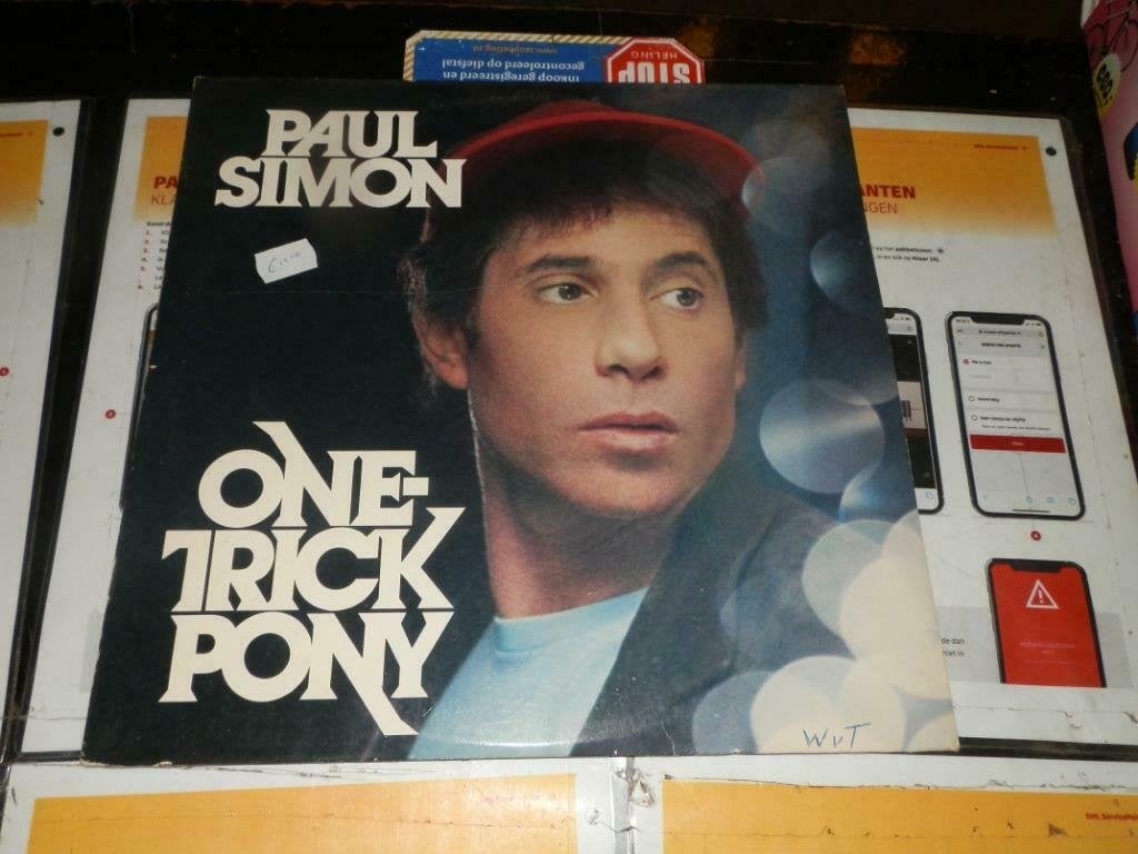 Lp Paul SImon one trickpony 1980, Cd's en Dvd's, Vinyl | Pop, Ophalen of Verzenden, Gebruikt, 12 inch