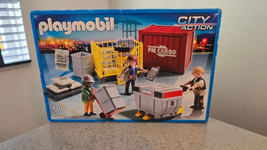 Playmobil 5259 Cargoteam met lading nieuw in doos, Complete set, Overige typen, Nieuw, Ophalen of Verzenden