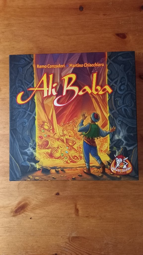 Ali Baba met dubbelzijdebordspel, Hobby en Vrije tijd, Gezelschapsspellen | Bordspellen, Vijf spelers of meer, Ophalen of Verzenden