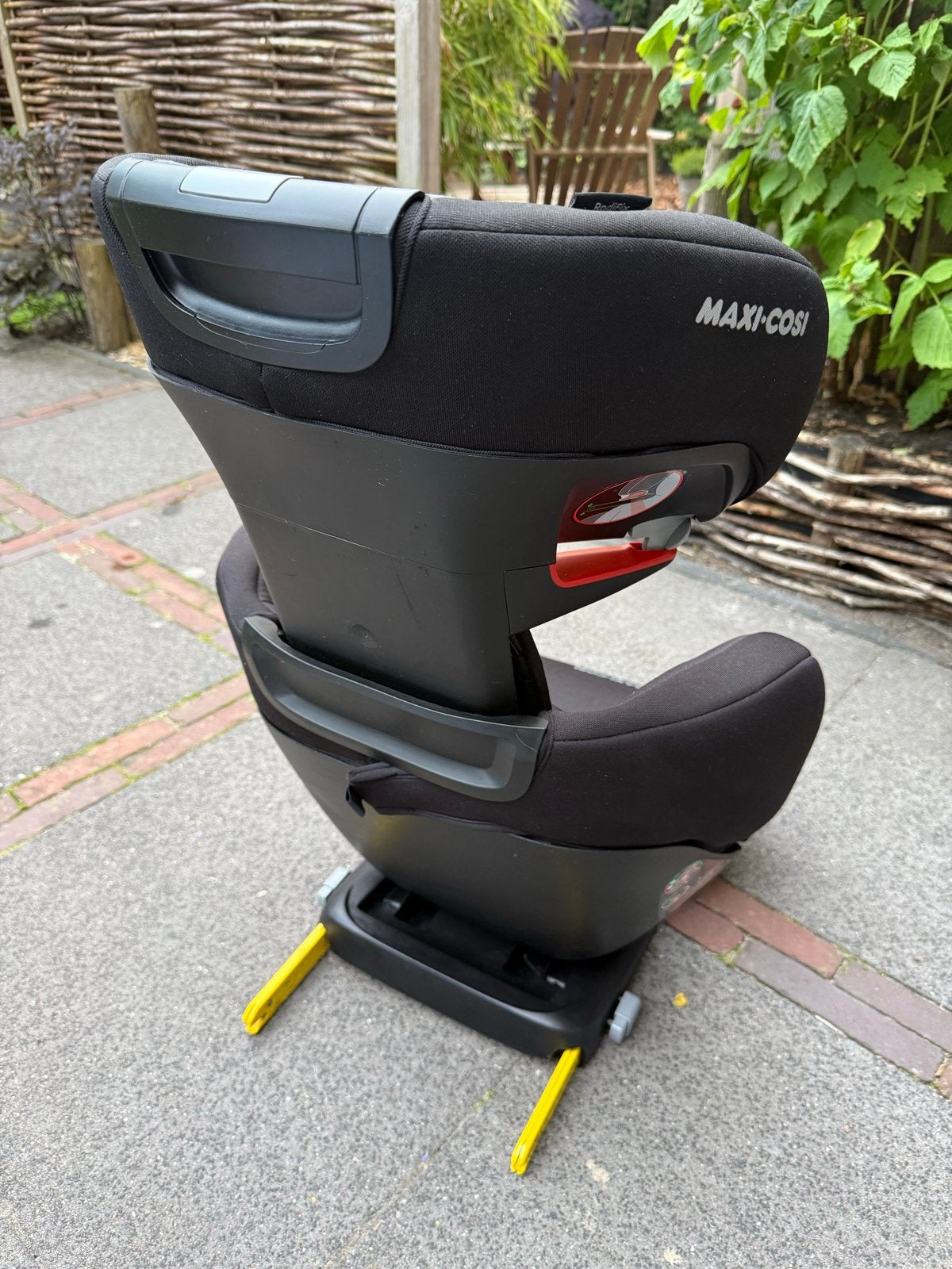 Maxi-Cosi Rodifix autostoel - Zwart, Ophalen, Autogordel of Isofix, Gebruikt, 15 t/m 36 kg