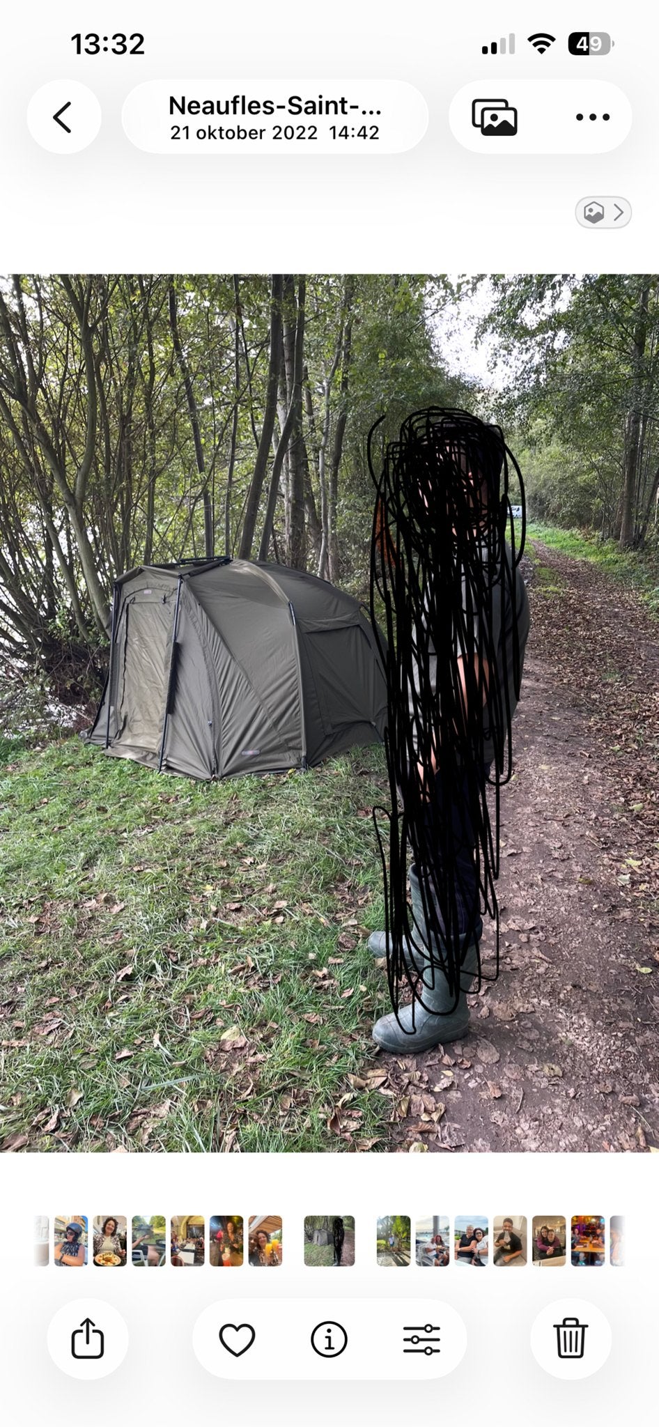 Trakker Tempest 100 Brolly Aquatexx  karpertent, Watersport en Boten, Ophalen, Zo goed als nieuw, Overige typen