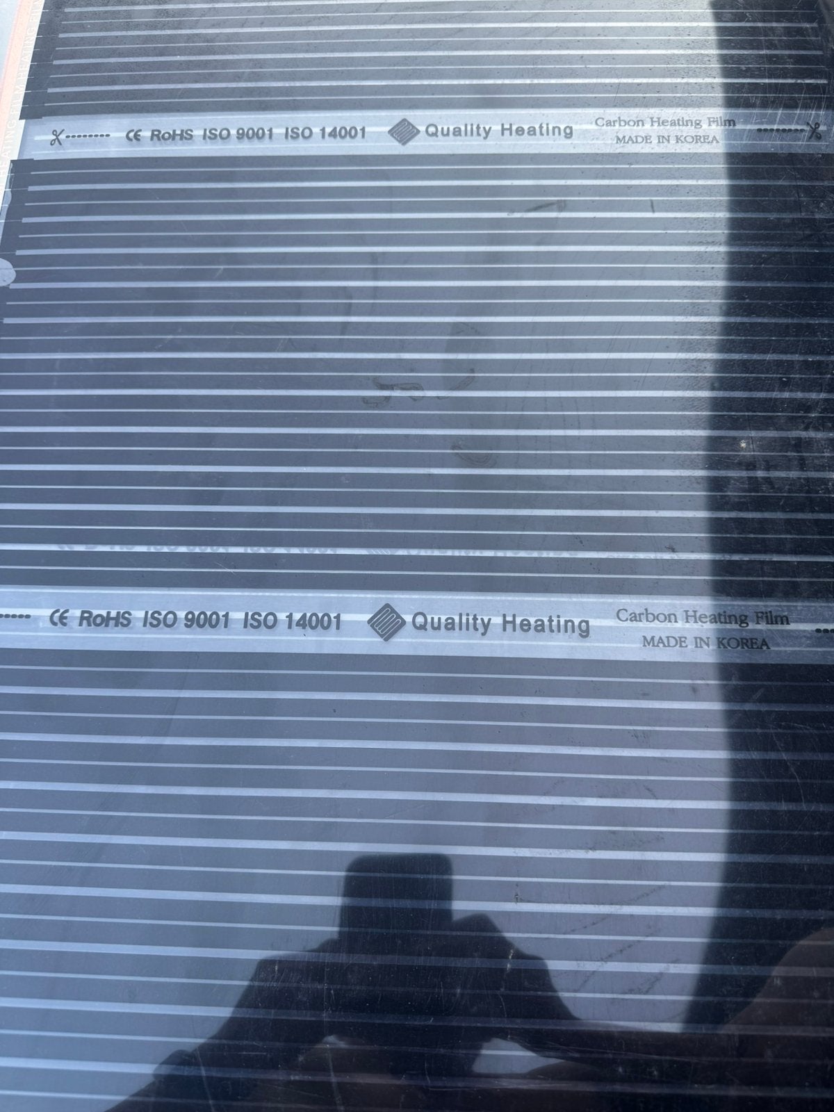 Quality Heating Infrarood Vloerverwarming Folie 13st (ZGAN), Doe-het-zelf en Verbouw, Verwarming en Radiatoren, Ophalen, Minder dan 30 cm