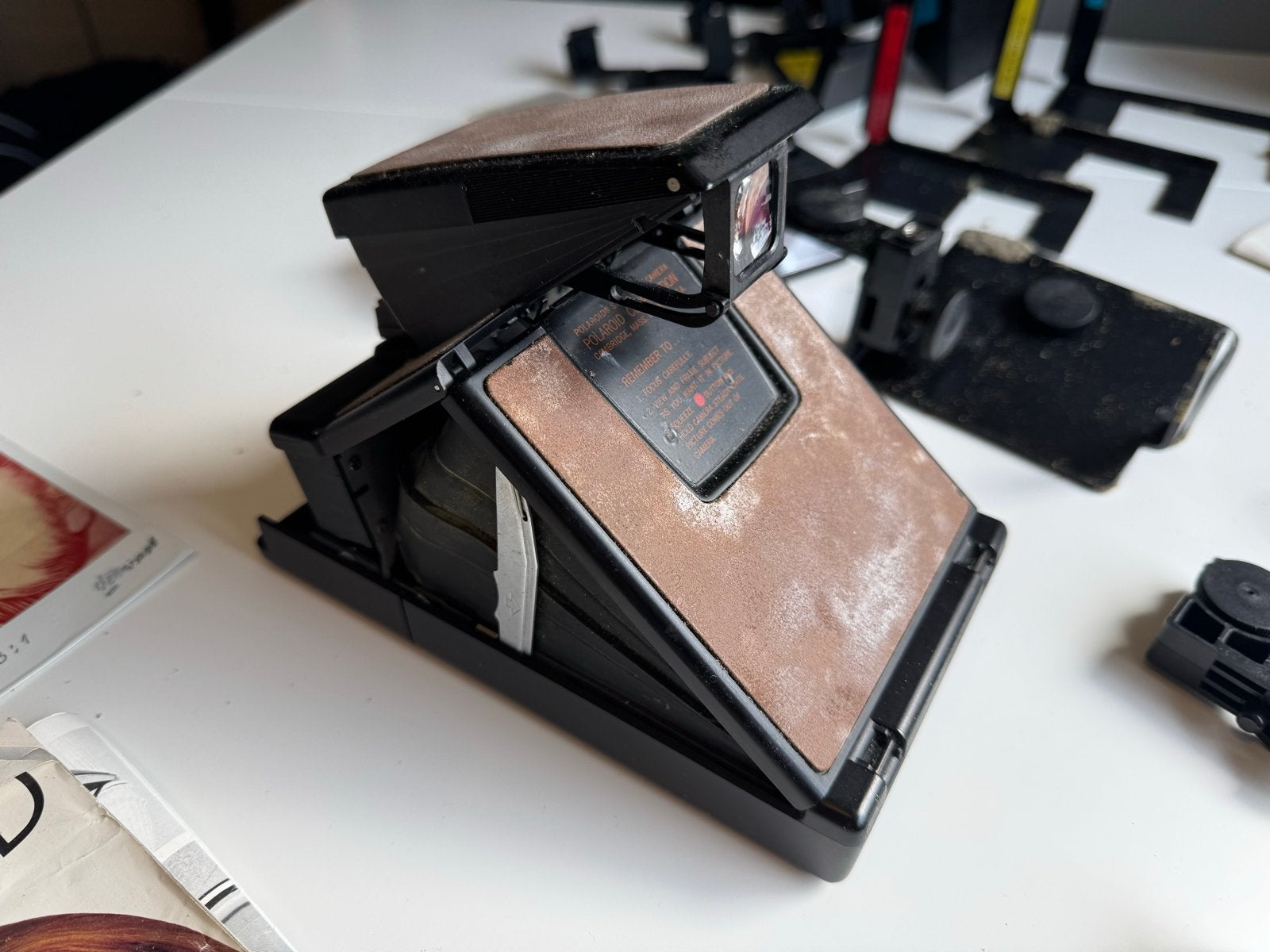 Polaroid SX-70 Land Camera Alpha - Vintage Camera, Ophalen of Verzenden, Gebruikt, Polaroid