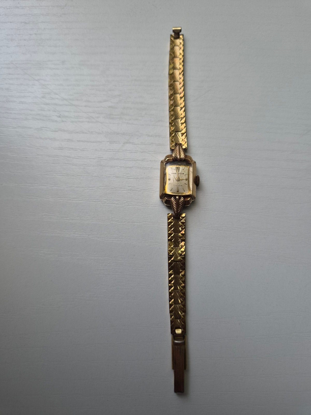 Vintage Marc Nicolet Horloge Art Deco Jaren 40/50 DEFECT., Ophalen of Verzenden, Overige merken, 1960 of later