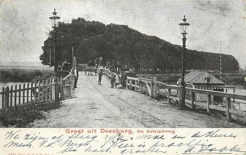 380-720-007 Doesburg de Schipbrug, Verzenden, Voor 1920, Gelderland