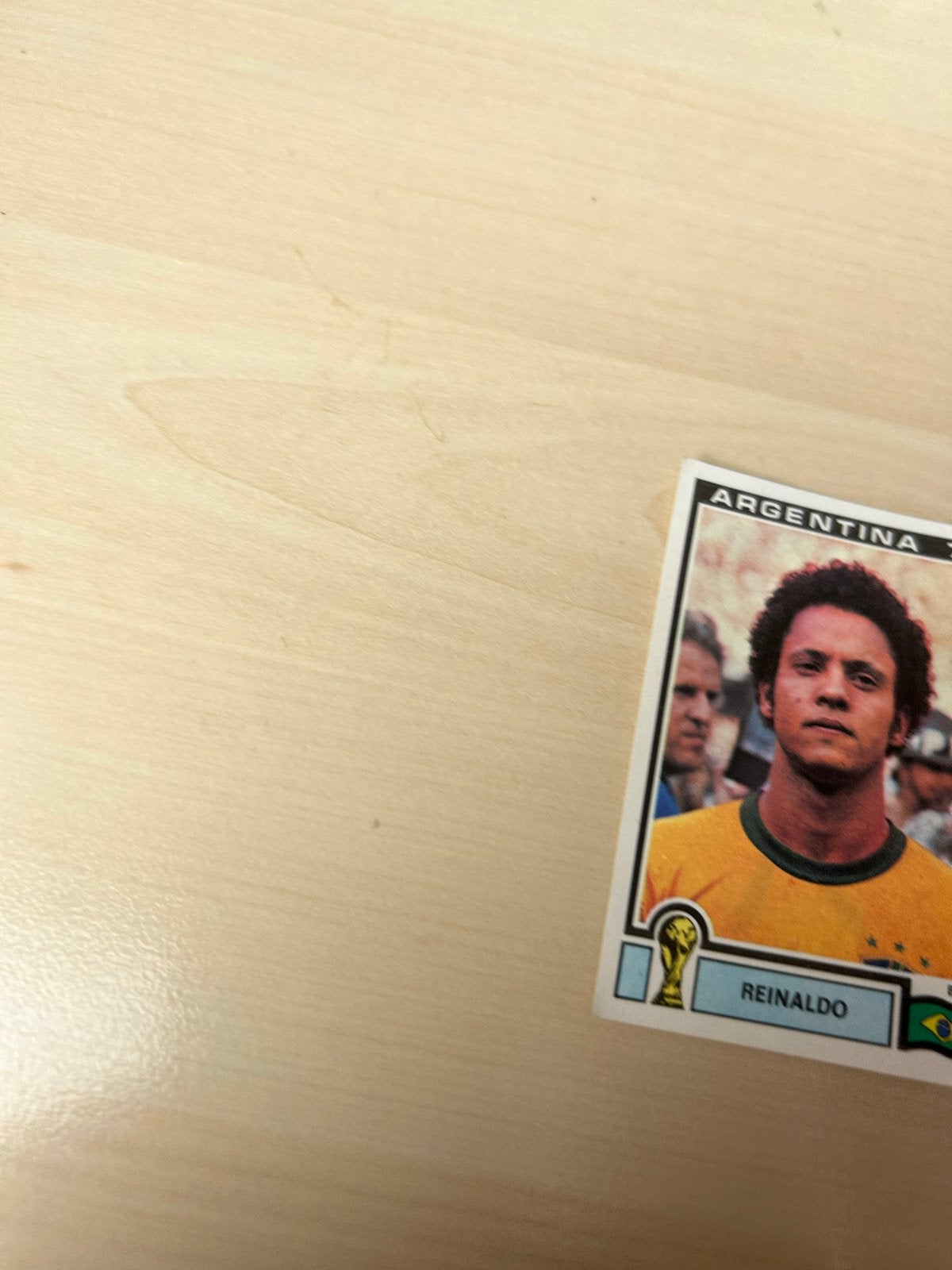 Panini Voetbalplaatje Reinaldo Argentinië 1978 WK, Ophalen of Verzenden, Gebruikt, Sticker