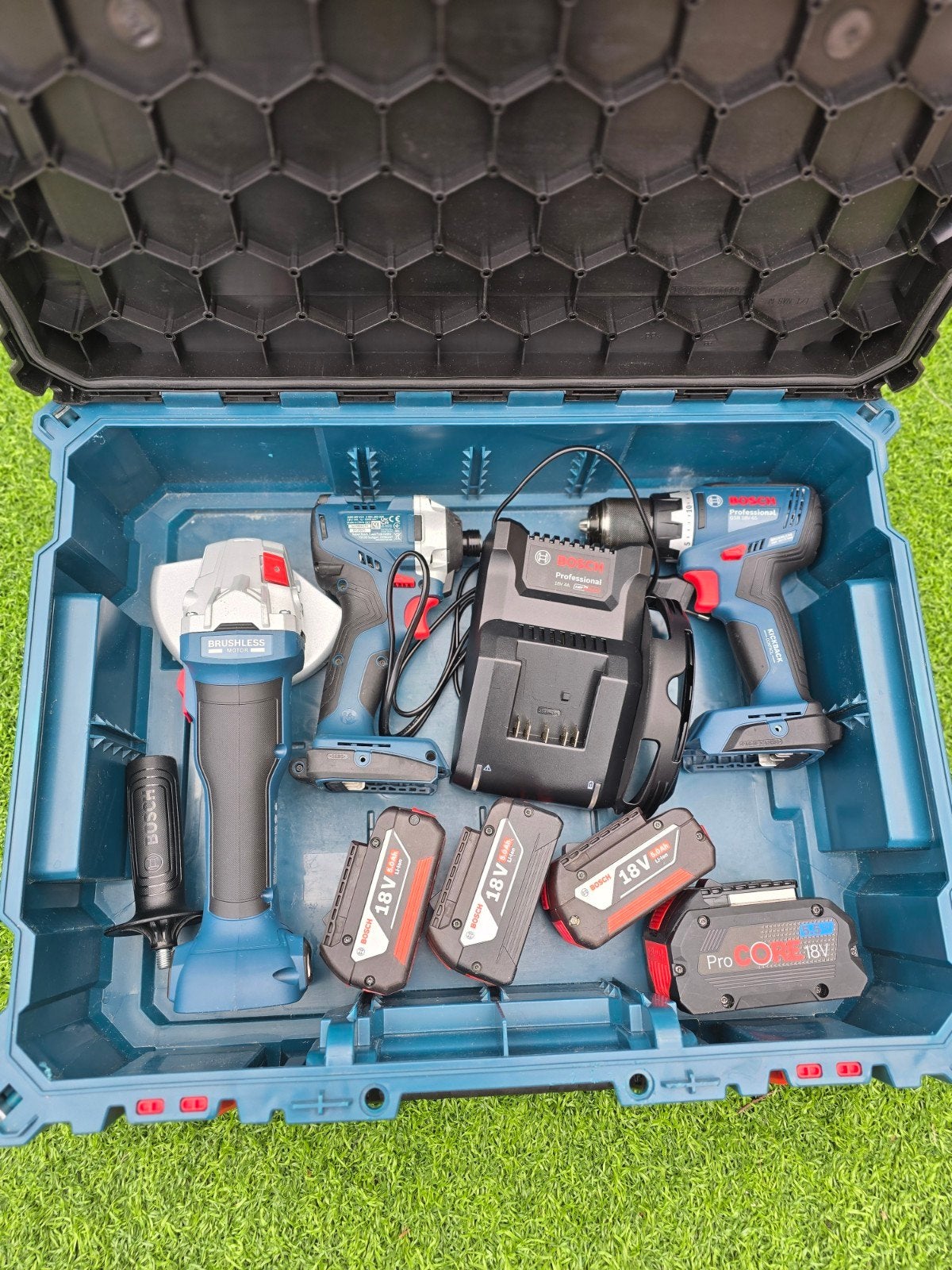 Bosch Professional Gereedschapset met Accu's en Lader, 600 watt of meer, Variabele snelheid, Overige typen, Ophalen of Verzenden