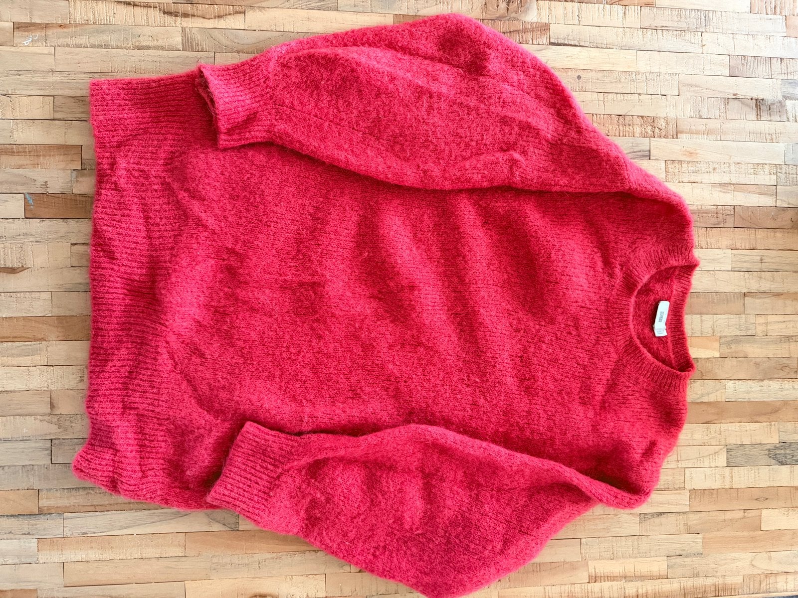 Closed Alpaca Mohair Trui Maat M, Kleding | Dames, Truien en Vesten, Ophalen of Verzenden, Gedragen, Maat 38/40 (M), Rood