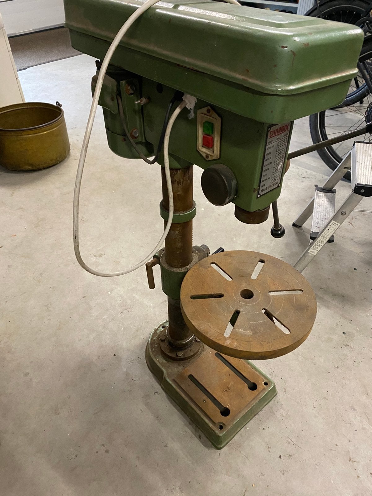 Kolomboor, Ophalen, Variabele snelheid, Kolomboormachine, Gebruikt