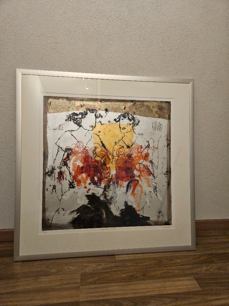 Copacabana Red schilderij van Sjer Jacobs, Ophalen