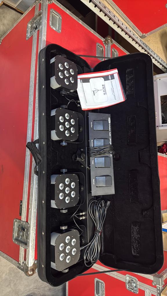 Showtech compact light set LED spots, Ophalen, Zo goed als nieuw, Licht