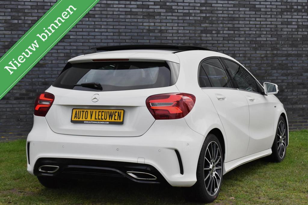Mercedes A-klasse 200 AMG PANODAK/AMG STUUR/AUTOMAAT/NAVI CA, Gebruikt, Wit, 1595 cc, Bedrijf