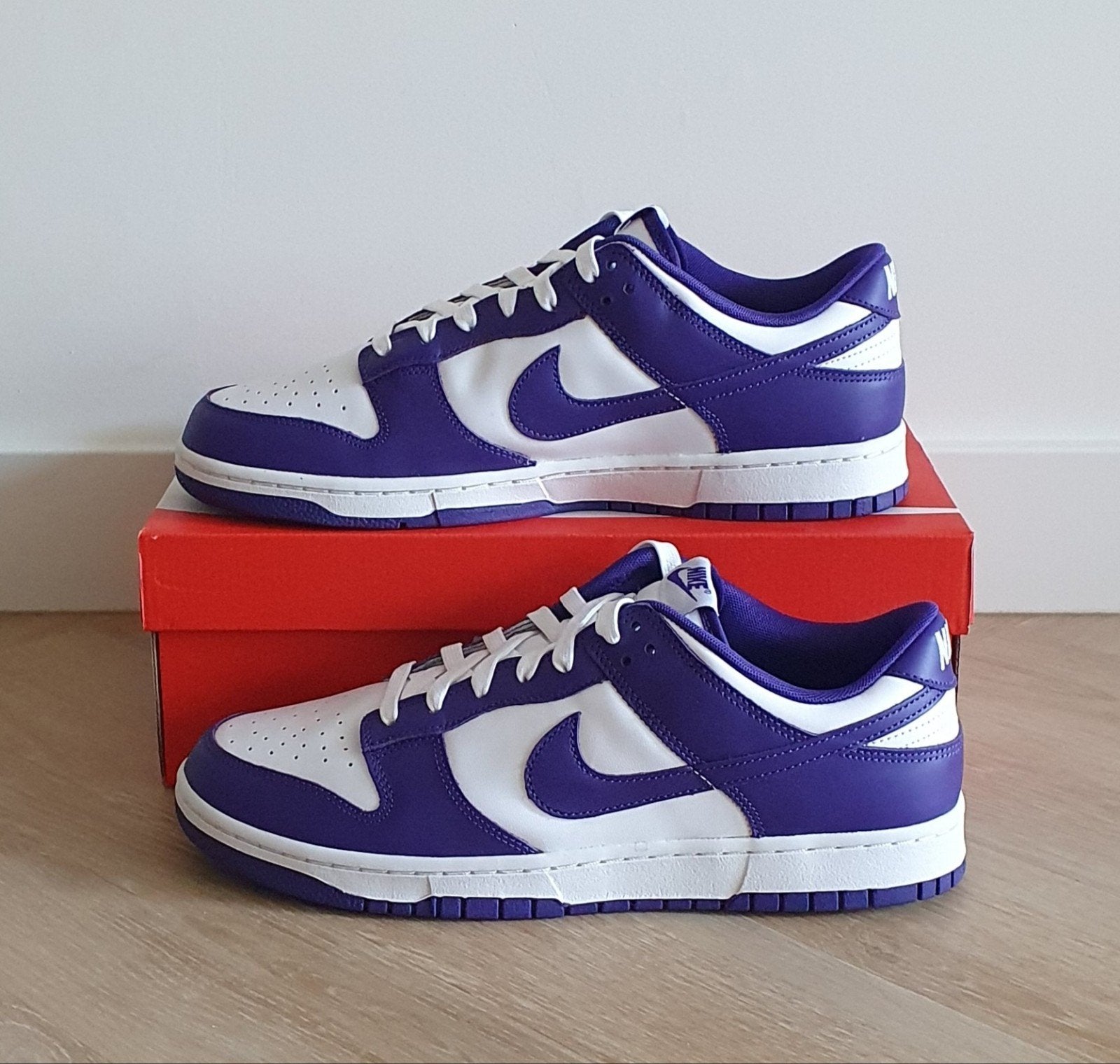 Nike Dunk Low Retro Court Purple EU 46, Kleding | Heren, Schoenen, Overige kleuren, Nike, Nieuw, Ophalen of Verzenden