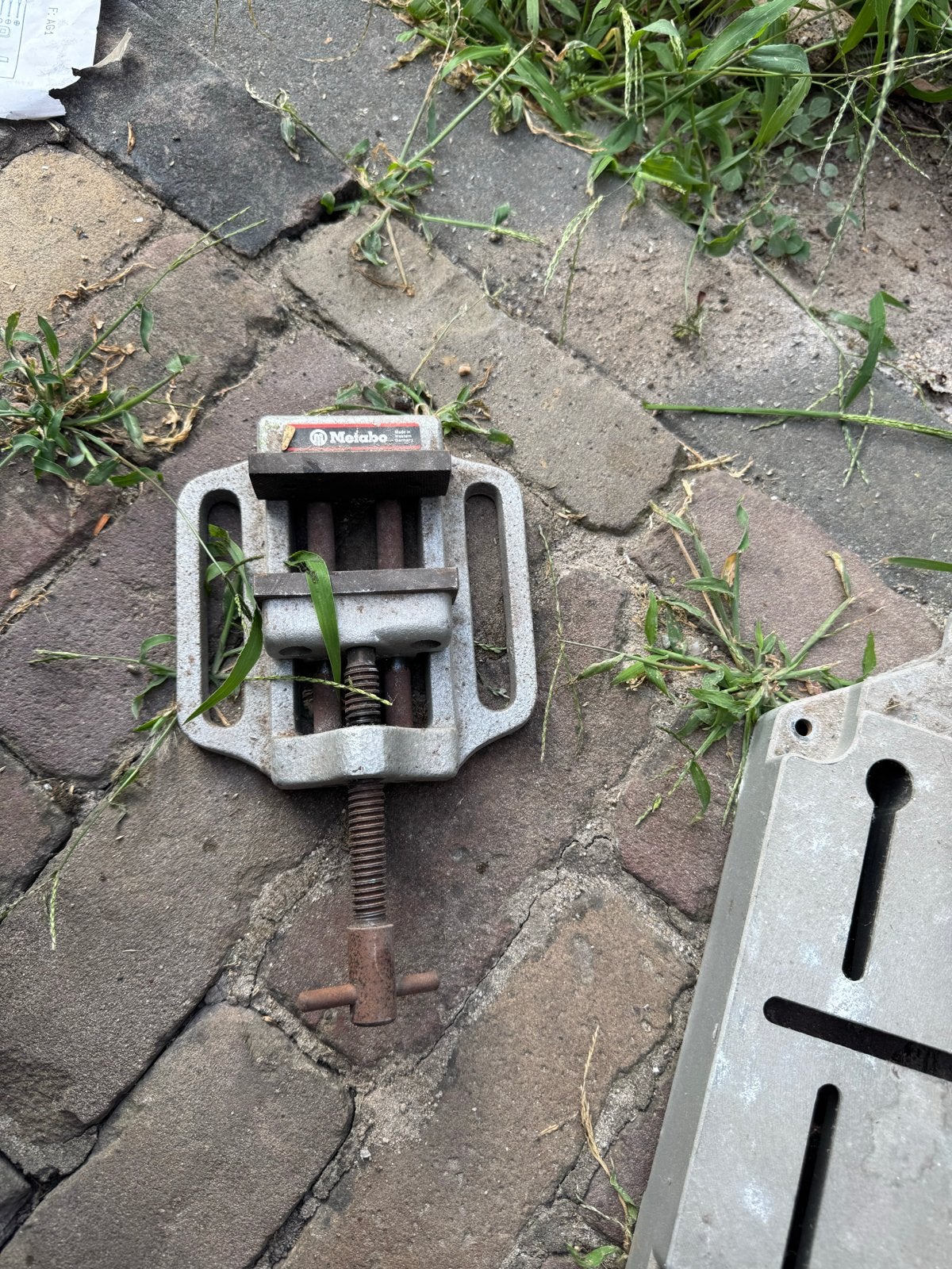Bosch Fräsbohrständer - Boorstandaard met bankschroef, Ophalen, Gebruikt, Kolomboormachine
