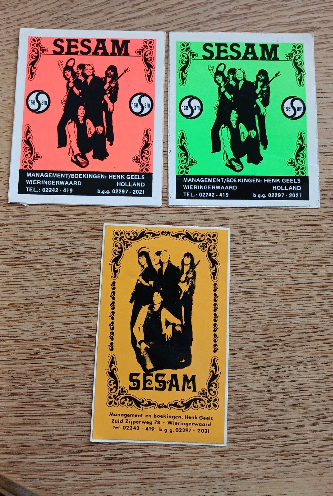 Sticker Showband SESAM Boekingen H. Geels WIERINGERWAARD, Ophalen of Verzenden, Zo goed als nieuw