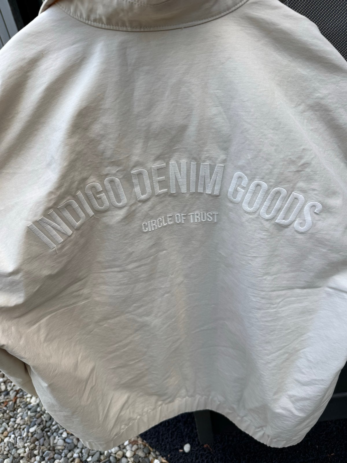 Circle of Trust Indigo Denim Goods Jas - Maat M, Ophalen of Verzenden, Zo goed als nieuw, Maat 48/50 (M), Beige