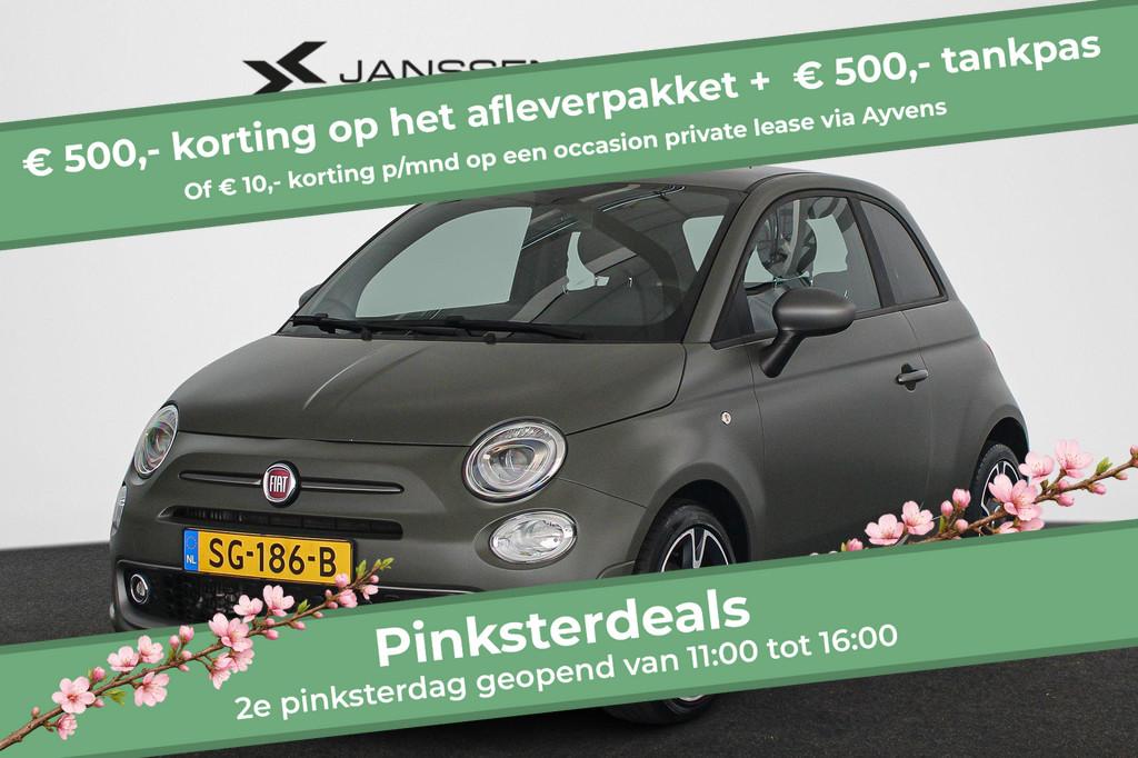 Fiat 500 0.9 TwinAir Turbo Sport / CarPlay / Climate, Voorwielaandrijving, Stof, Gebruikt, Origineel Nederlands
