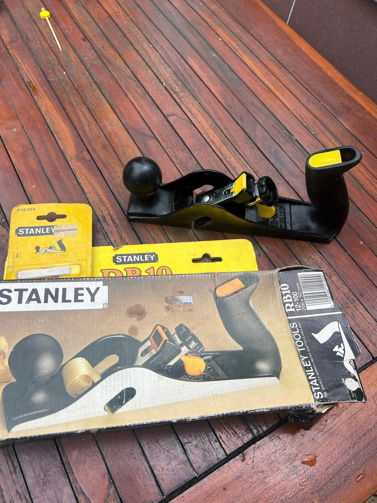 Stanley RB10 Schaaf met extra messen - Zo goed als nieuw, Doe-het-zelf en Verbouw, Ophalen of Verzenden, Zo goed als nieuw, Overige typen