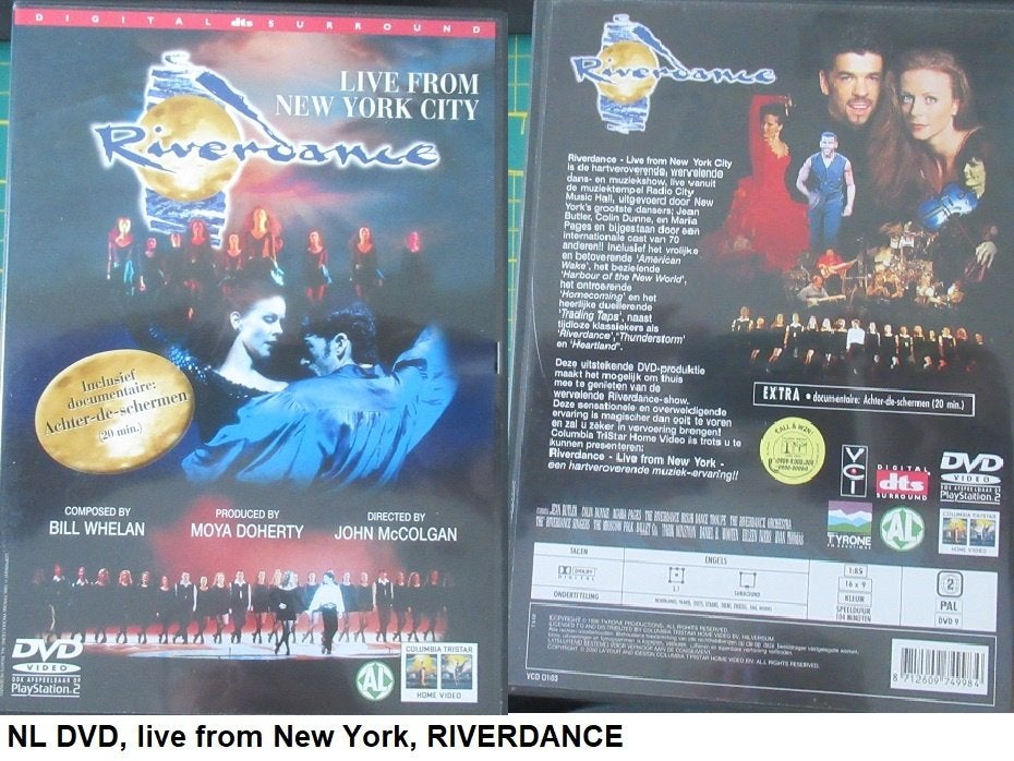 DVD, RIVERDANCE live from New York, Alle leeftijden, Ophalen of Verzenden, Zo goed als nieuw