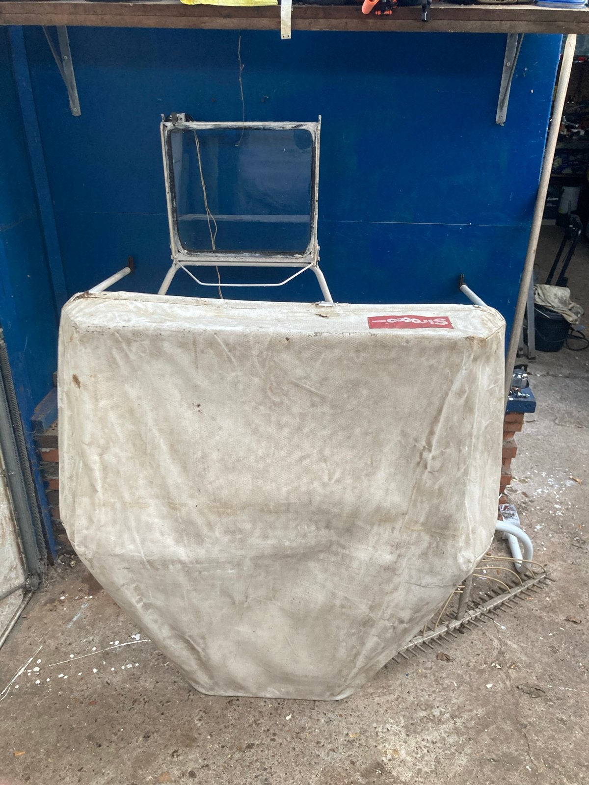 Sirocco dak en ruit voor trekker, Ophalen, Gebruikt, 250 mm of meer, Overige typen