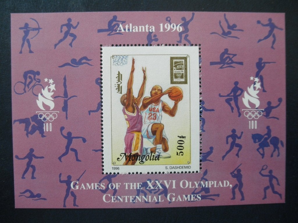 Postzegels Olympische Spelen Mongolië 1996 - cw 3,00 postfr., Ophalen of Verzenden, Postfris, Sport